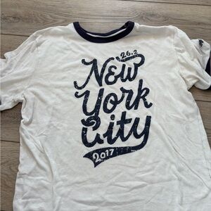 White and Black New York City Graphic T-Shirt